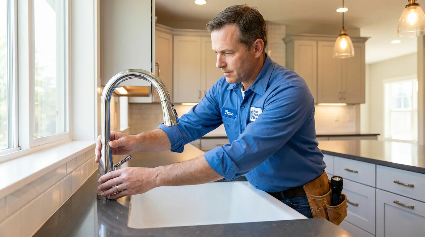 Kitchen faucet installation by Johns Plumbing LLC in Kremmling