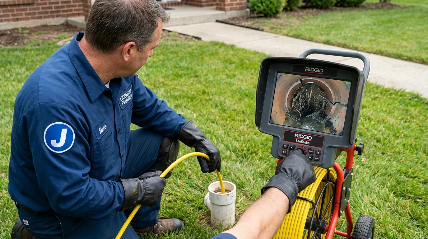 Sewer camera inspection being performed by Johns Plumbing LLC in Kremmling